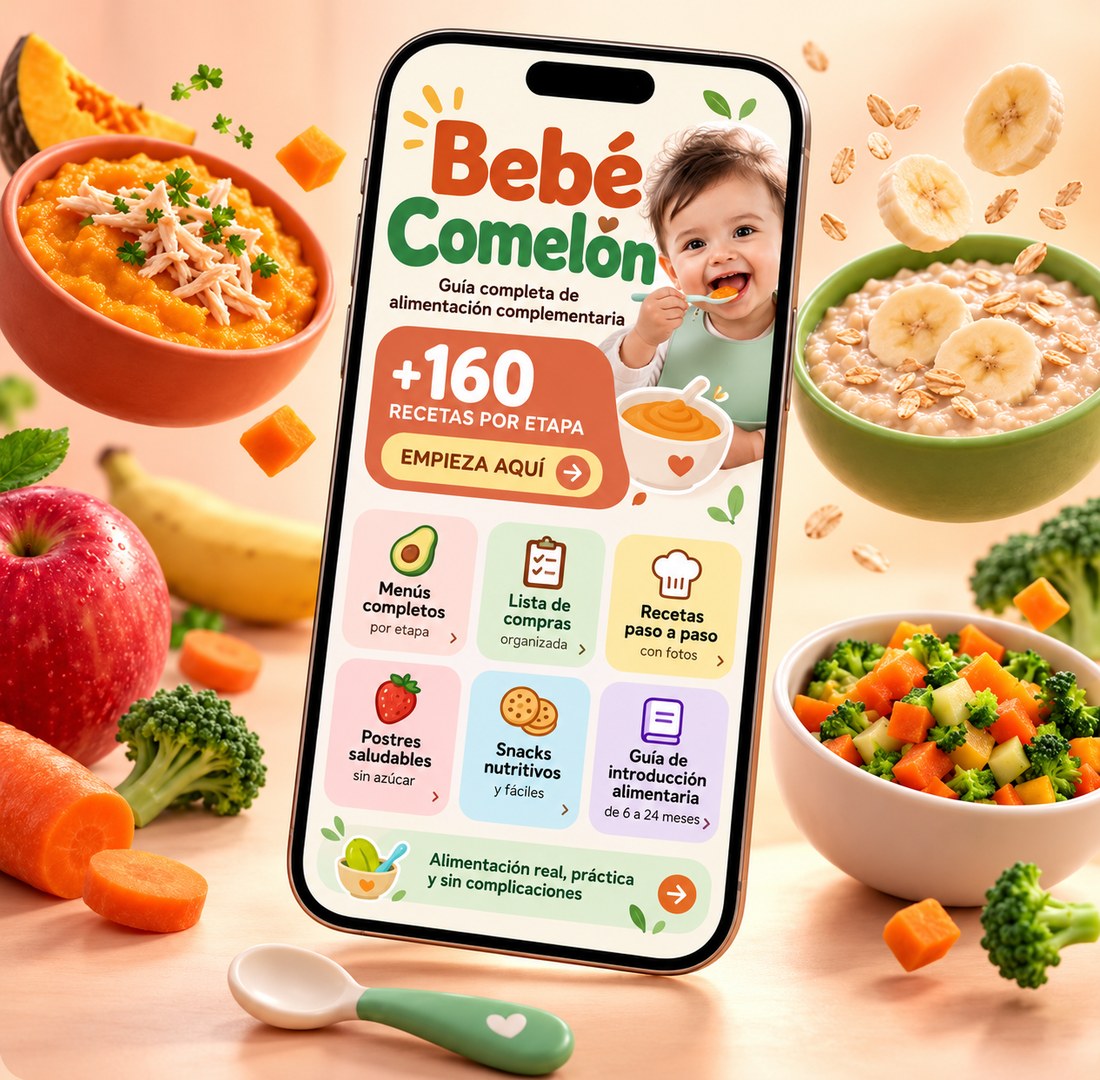 App del Menú Bebé Comelón en el celular