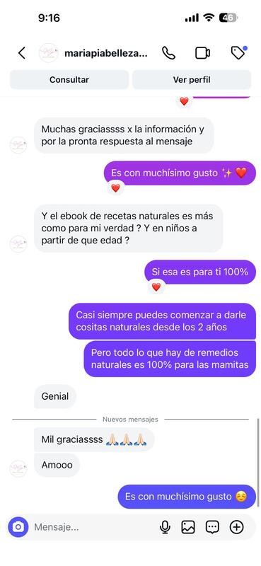 Testimonio de clienta